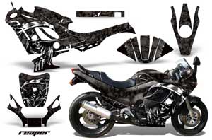 Suzuki GSXR 600F / 750F Katana Graphic Kit - 1988-1997 Reaper Black