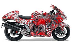 Suzuki GSXR 1300 Hayabusa Graphic Kit