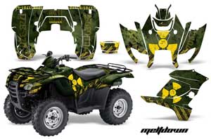 Honda Rancher AT ATV Graphic Kit - 2007-2013 Meltdown Green