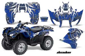 Honda Rancher AT ATV Graphic Kit - 2007-2013 Deaden Blue
