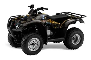 Honda Recon ES ATV Stickers (Green & Grey) - Pair For Left & Right - Made In USA