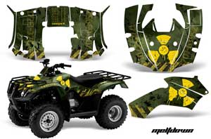 Honda Recon ES Fourtrax ATV Graphic Kit - 2005-2018 Meltdown Green