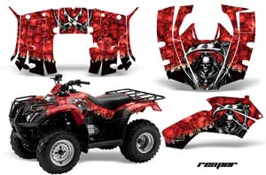 Honda Recon ES Fourtrax ATV Graphic Kit - 2005-2018 Reaper Red