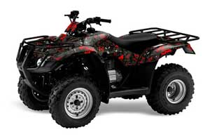 Honda Recon ES Fourtrax ATV Graphic Kit - 2005-2018 Butterfly Red