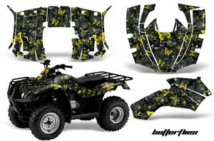 Honda Recon ES Fourtrax ATV Graphic Kit - 2005-2018 Butterfly Yellow