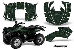 Honda Recon ES Fourtrax ATV Graphic Kit - 2005-2018 Digicamo Green