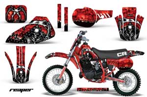 Honda CR60 Dirt Bike Graphic Kit - 1984-1985 Reaper Red