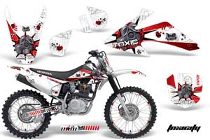 Honda CRF150 F Dirt Bike Graphic Kit - 2008-2014 Toxicity White