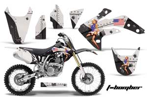 Honda CRF150 R Dirt Bike Graphic Kit - 2007-2016 T Bomber Black