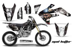 Honda CRF150 R Dirt Bike Graphic Kit - 2007-2016 Mad Hatter Black