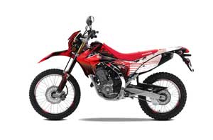Honda CRF250 L Enduro Dirt Bike Graphic Kit - 2013-2016 Carbon X Red