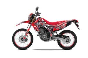 Honda CRF250 L Enduro Dirt Bike Graphic Kit - 2013-2016 Deaden Red