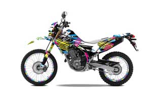 Honda CRF250 L Enduro Dirt Bike Graphic Kit - 2013-2016 Flashback