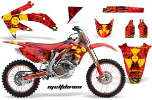 Honda CRF450 R Dirt Bike Custom Graphic Kit - 2002-2012