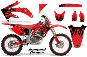 Honda CRF450 R Dirt Bike Custom Graphic Kit - 2002-2012