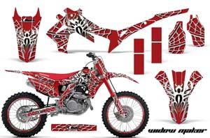 Honda CRF450 R Dirt Bike Graphic Kit - 2013-2016 Widow Maker Red