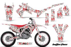 Honda CRF450 R Dirt Bike Graphic Kit - 2013-2016 Butterfly Red