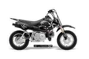 Honda CRF50 Dirt Bike Graphic Kit - 2004-2013 Northstar Black