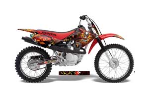 Honda CRF70 Dirt Bike Graphic Kit