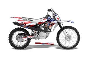 Honda CRF100 Dirt Bike Graphic Kit