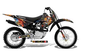 Honda CRF100 Dirt Bike Graphic Kit