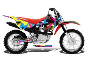 Honda CRF100 Dirt Bike Graphic Kit