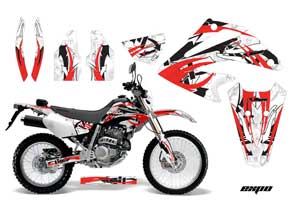 Honda XR250 SM Dirt Bike Graphic Kit - 2003-2005 Expo Red
