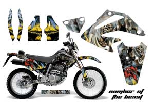 Honda XR250 SM Dirt Bike Graphic Kit - 2003-2005 Number of the Beast