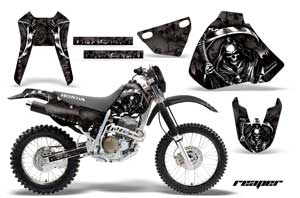 Honda XR400 Dirt Bike Graphic Kit - 1996-2004 Reaper Black
