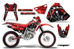 Honda XR400 Dirt Bike Graphic Kit - 1996-2004 Reaper Red