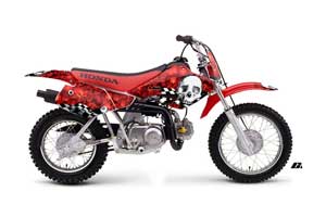 Honda XR70 Dirt Bike Graphic Kit