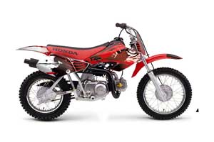 Honda XR70 Dirt Bike Graphic Kit