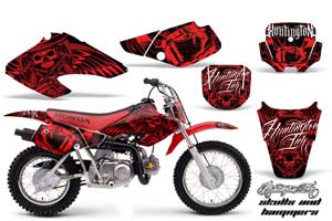Honda XR50 Dirt Bike Custom Graphic Kit - 2000-2003