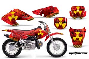 Honda XR50 Dirt Bike Custom Graphic Kit - 2000-2003