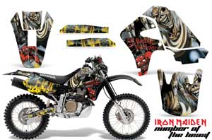 Honda XR650R Dirt Bike Graphic Kit - 2000-2010 Number of the Beast