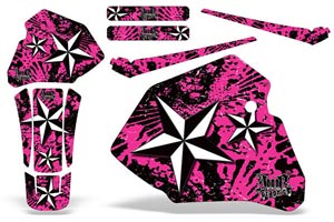 Honda XR80 Dirt Bike Custom Graphic Kit - 1985-2000