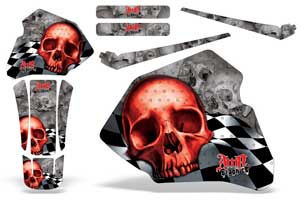Honda XR80 Dirt Bike Custom Graphic Kit - 1985-2000