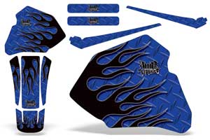 Honda XR80 Dirt Bike Custom Graphic Kit - 1985-2000