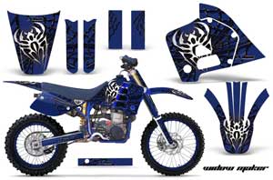 Husaberg FC 501 Dirt Bike Graphic Kit - 1997-1999 Widow Maker Blue