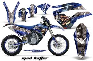 Husaberg FS / FE 450 Dirt Bike Graphic Kit - 2009-2012 Mad Hatter Blue