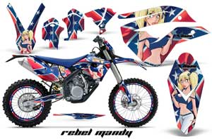 Husaberg FS / FE 450 Dirt Bike Graphic Kit - 2009-2012 Rebel Mandy