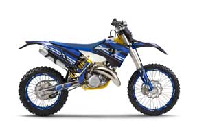 Husaberg TE 125 Dirt Bike Graphic Kit - 2011-2012 In Line Blue