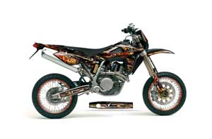 Husqvarna SM / SMR 450 / 530 Dirt Bike Graphic Kit