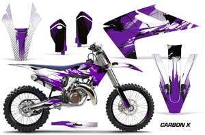 Husqvarna TC 125 Dirt Bike Graphic Kit - 2016-2017 Carbon X Purple