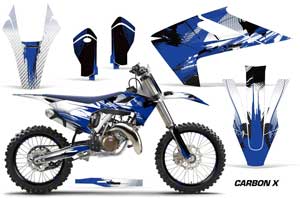 Husqvarna TC 125 Dirt Bike Graphic Kit - 2016-2017 Carbon X Blue