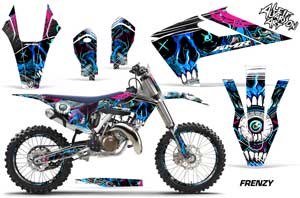 Husqvarna TC 125 Dirt Bike Graphic Kit - 2016-2017 Frenzy Blue