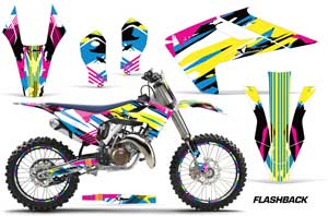 Husqvarna TC 125 Dirt Bike Graphic Kit - 2016-2017 Flashback