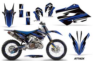Husqvarna TC / FC 300 Dirt Bike Graphic Kit - 2014-2016 Attack Blue