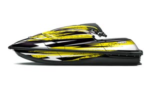 Kawasaki SX-R SXR JS1500 Jet Ski Graphic Kawi Kit 2017-2020 Attack Yellow