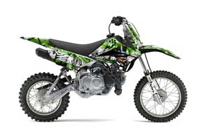Kawasaki KLX110 Dirt Bike Graphic Kit